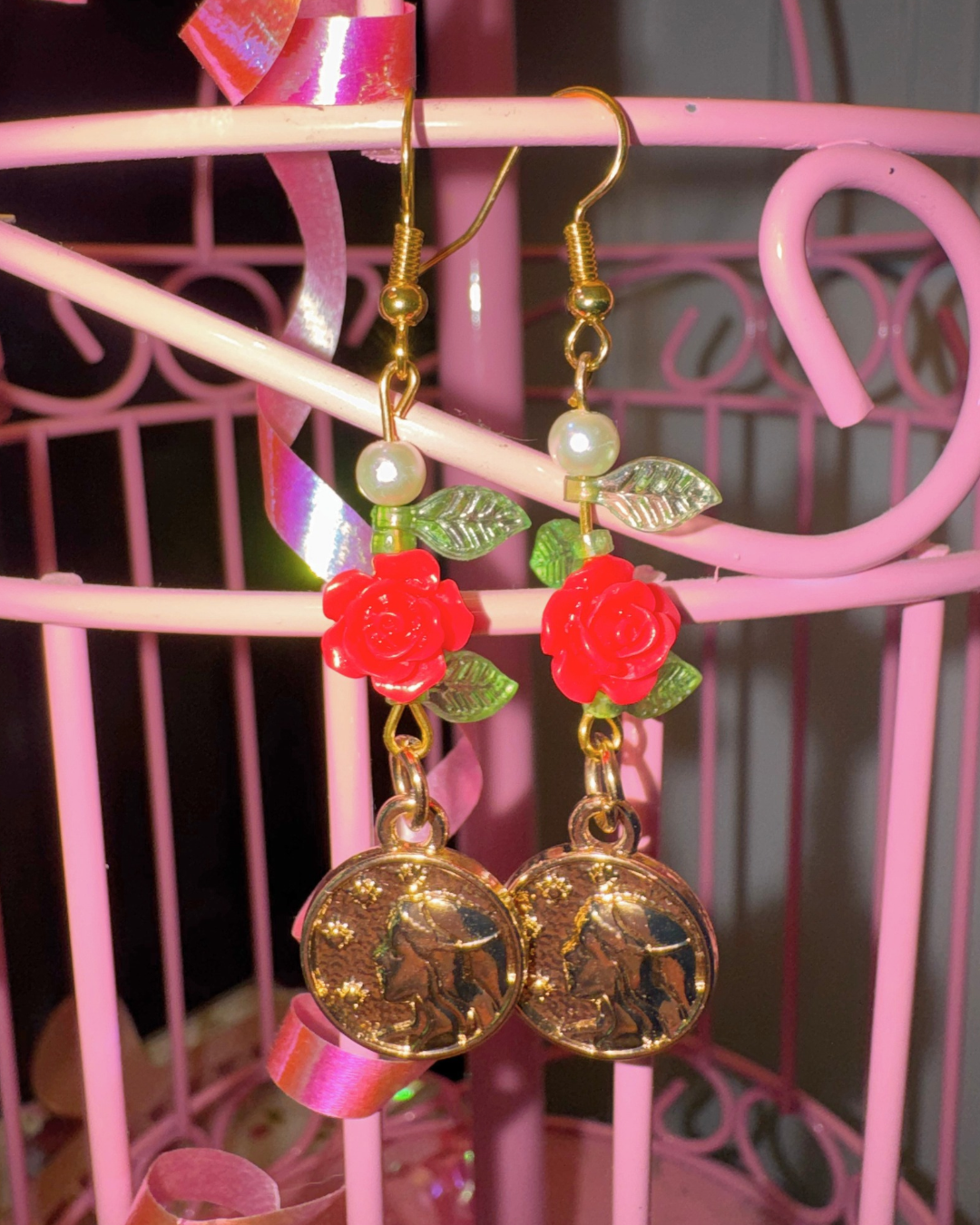 Virgo Rose Garden Earrings