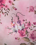 Amethyst Butterfly Earrings
